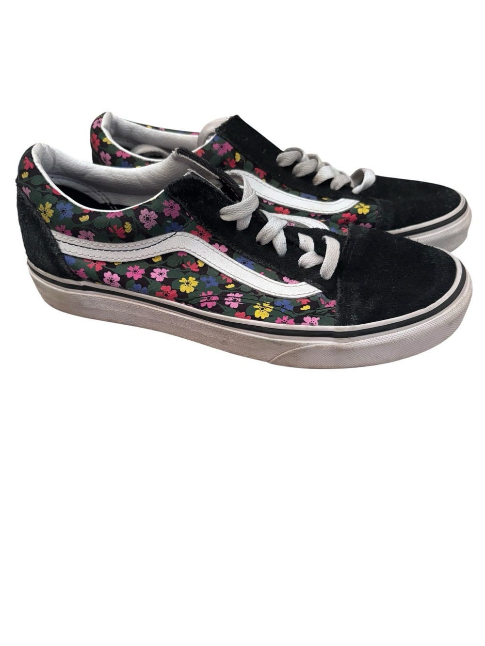 Vans Black Floral Old Skool Sneakers